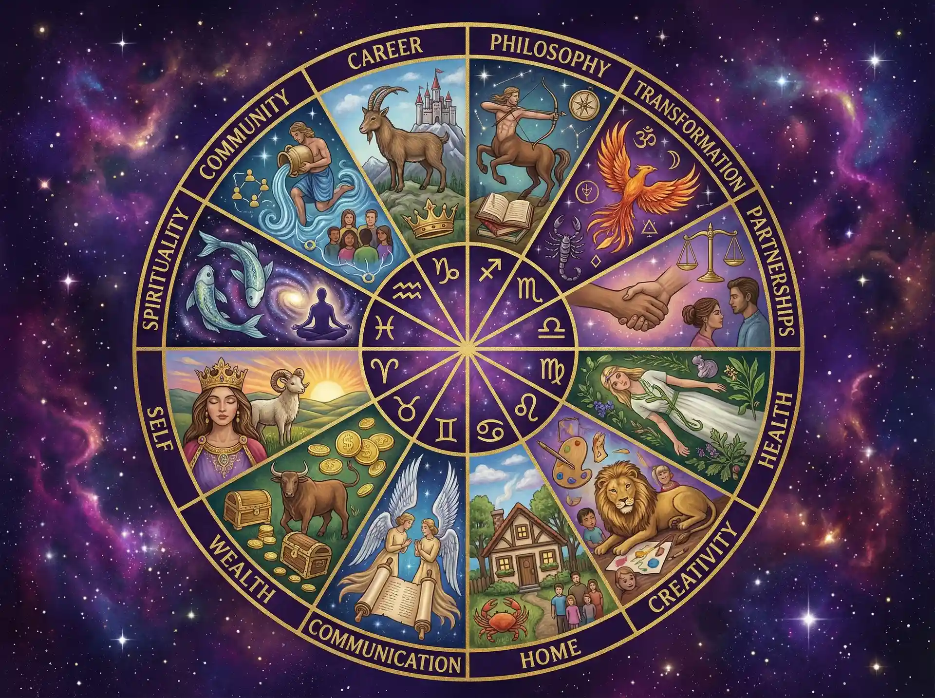 十二宫位解析 - 迷你巴士 | 占星学知识